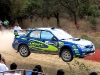 Der Australier Chris Atkinson im Subaru Impreza wurde Zweiter