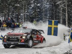 Rallye Schweden: Craig Breen/Scott Martin erreichen im Citroën C3 WRC ihr Ziel